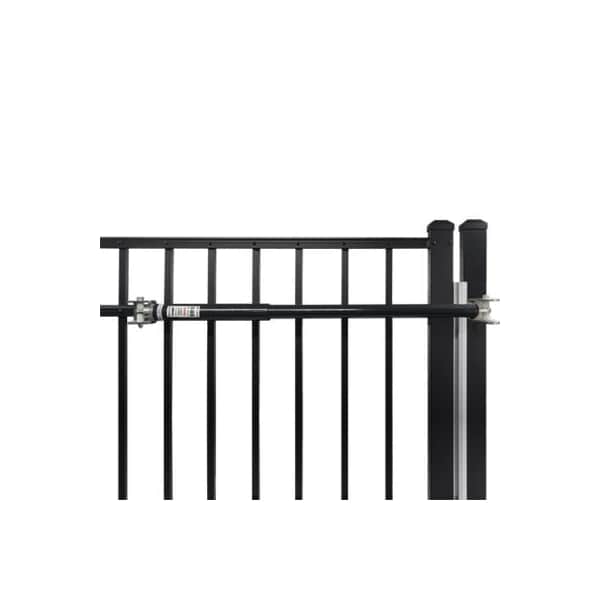 Adjustable Hydraulic Gate Closer For Gates 50-125 lbs Black